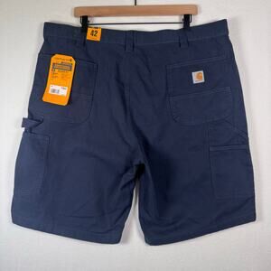 NWT CARHARTT Rugged Flex® Relaxed Fit Canvas Utility Work Short sz 42 Navy